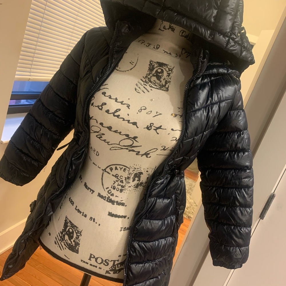 Zara Girls Coat Navy/Black 10